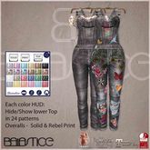 Baiastice_Denim Overalls-Grey