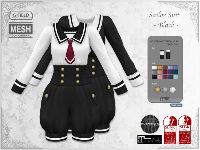 *GF* Sailor Suit -black- BOX