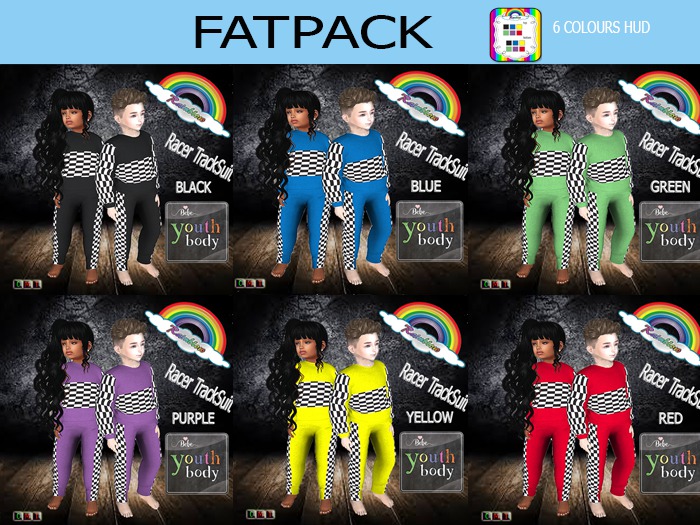 ((RBS)) Racer TrackSuit (FATPACK) BEBE YOUTH 