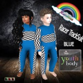 ((RBS)) Racer TrackSuit (BLUE) BEBE YOUTH