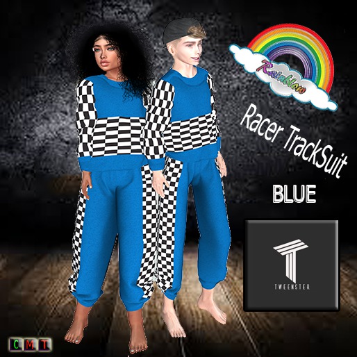 ((RBS)) Racer TrackSuit (BLUE) TWEENSTER(WEAR)