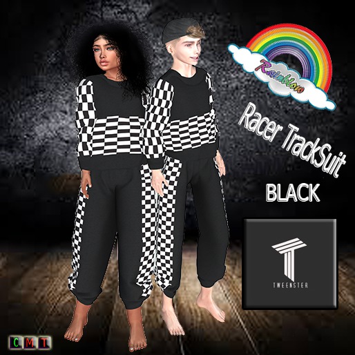 ((RBS)) Racer TrackSuit (BLACK) TWEENSTER