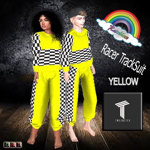 ((RBS)) Racer TrackSuit  (YELLOW) TWEENSTER 