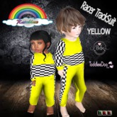 ((RBS)) Racer TrackSuit (YELLOW) TD/BEBE