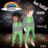 ((RBS)) Racer TrackSuit (GREEN) TD/BEBE 