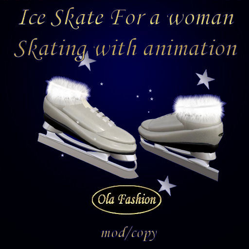 Ice Skate For a woman ,Skating with animation (K)