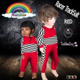 ((RBS)) Racer TrackSuit  (RED)  TD/BEBE 