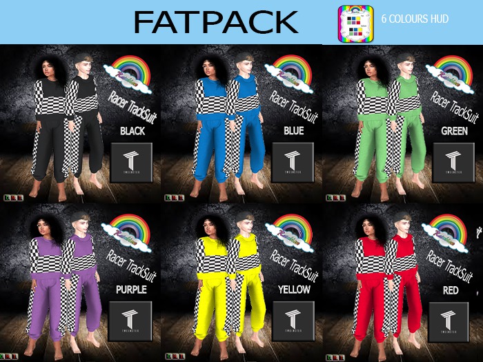 ((RBS)) Racer TrackSuit  (FATPACK) - TWEENSTER (WEAR)