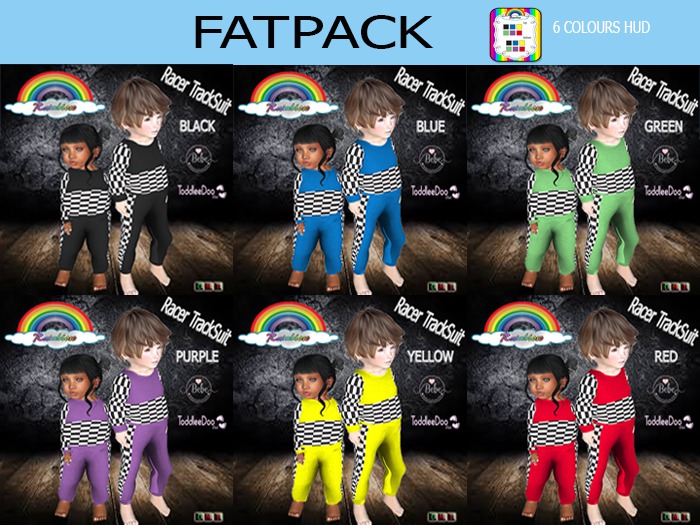 ((RBS)) Racer TrackSuit (FATPACK)  TD/BEBE (WEAR)
