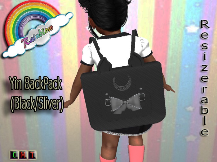 ((RBS))Yin BackPack (Black/Sliver)  (WEAR)