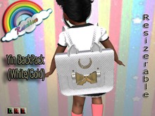 ((RBS))Yin BackPack (Whith/Gold) (WEAR)