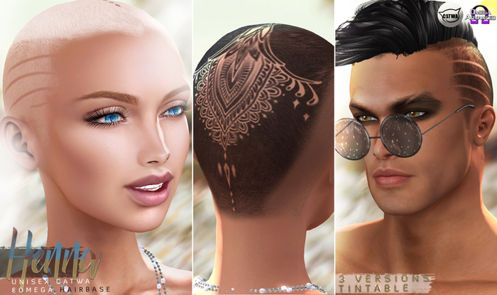 *Birth* 'Henna' Hairbase Catwa & Omega Applier