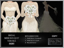 BRIDE BOUQUET ♥ VERUSKA (IVORY) [DEMO] 