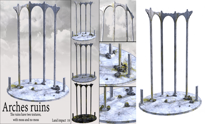 Arches ruins  clear