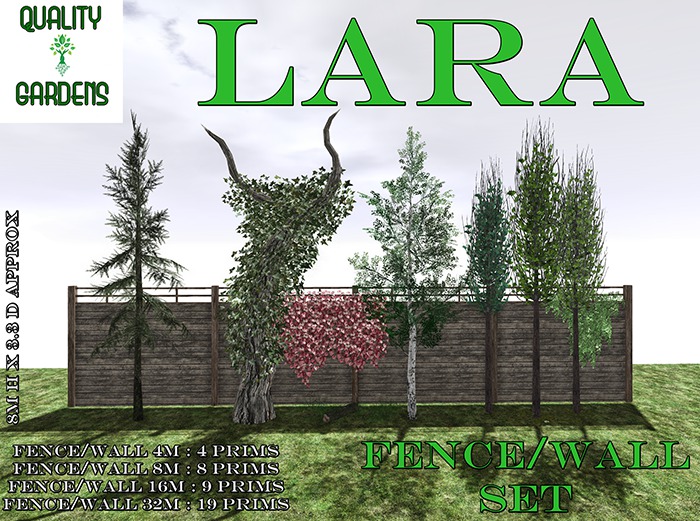 QG Lara Tree Fence / Wall Set