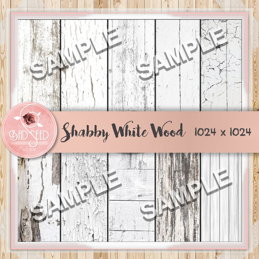 Shabby White Wood