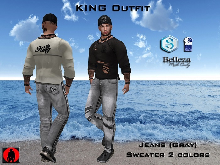 #PROMO!! D.Freeman~KING outfit (Grey)