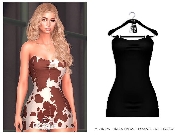 POSIE - Gisele Croset Mini Dress .ONYX
