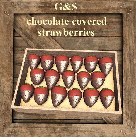 chocolate covered strawberries G&S storage vendor crate texture bc