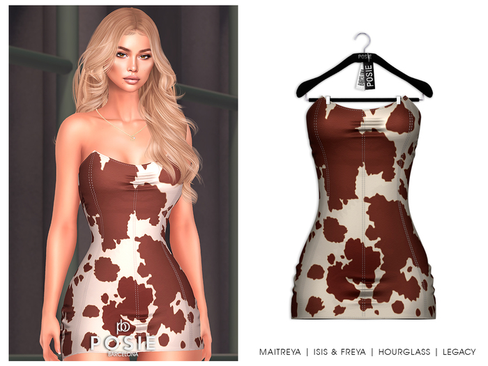 POSIE - Gisele Croset Mini Dress .COW