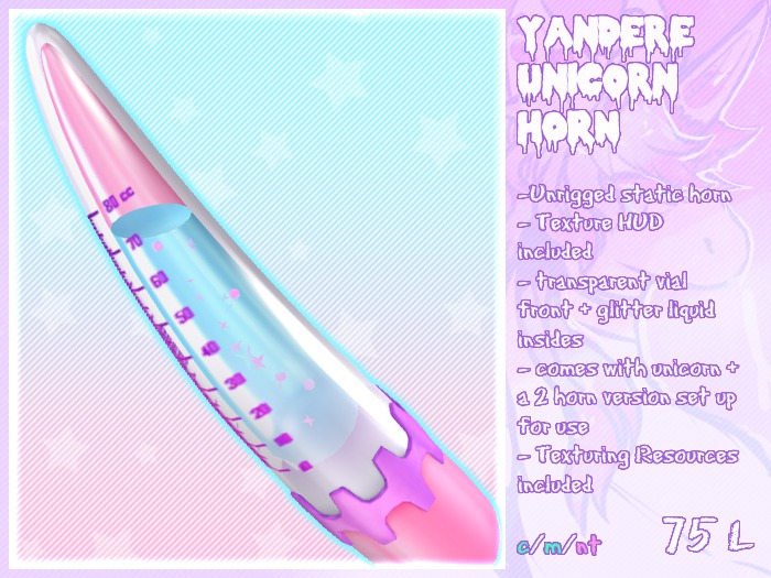 [M.O.R] yandere unicorn : horn