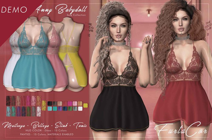 :::DEMO:::[FurtaCor Female] Anny Babydoll