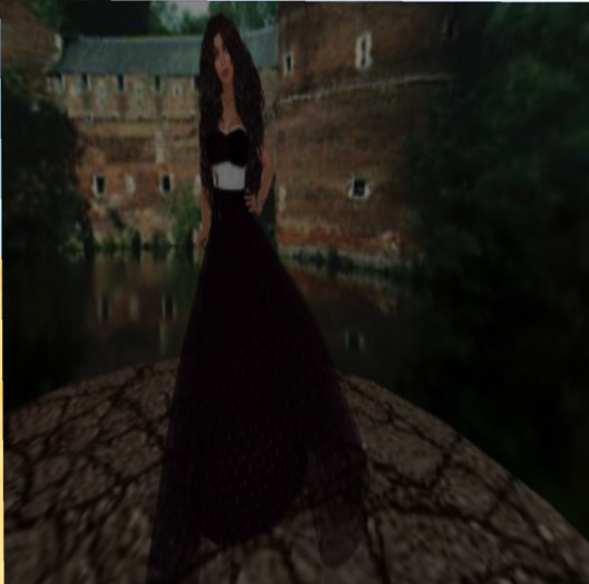 Black & Red Gown