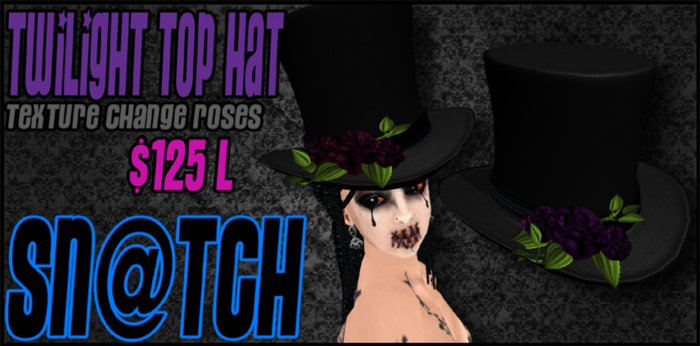 :::Sn@tch Twilight Top Hat:::