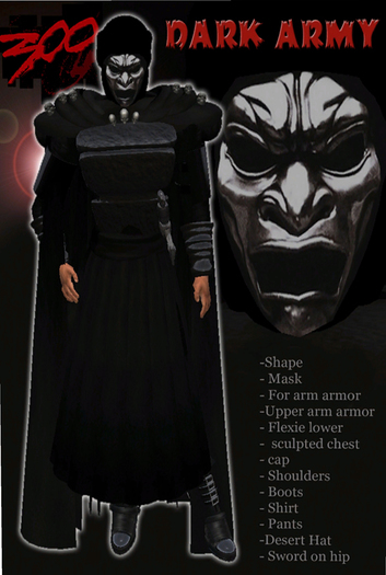 DARK ARMY WARRIOR ( FULL AVATAR)