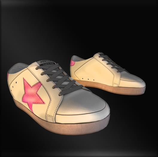 Pink Sneakers, Slink, Belleza, Maitreya, Cllassic, no rigged,