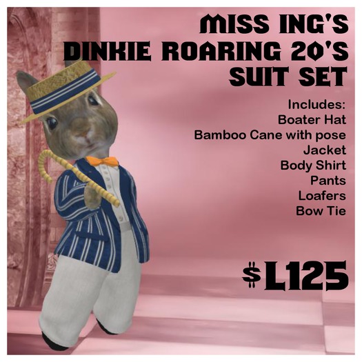Miss Ing's Dinkie Roaring 20s Suit Set