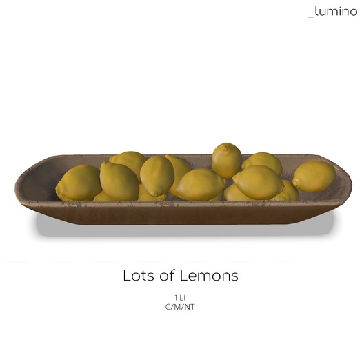 lumino_ lots of lemons
