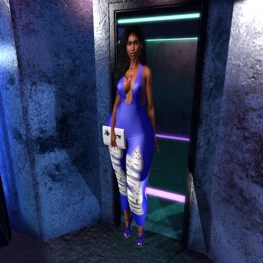 !!!bad girl fit blue