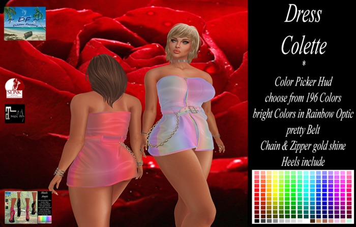 ~DF~Dress Colette w/Hud