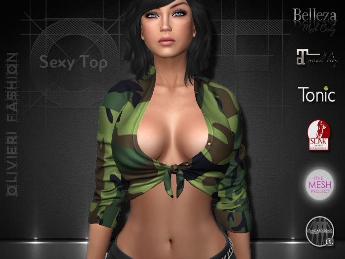 SEXY SHIRT - 11 - Military