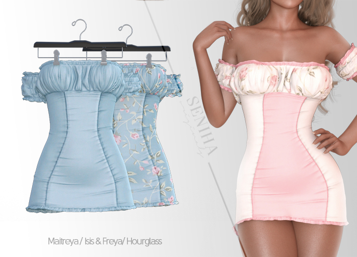 Seniha. Alaia Dress // Blue