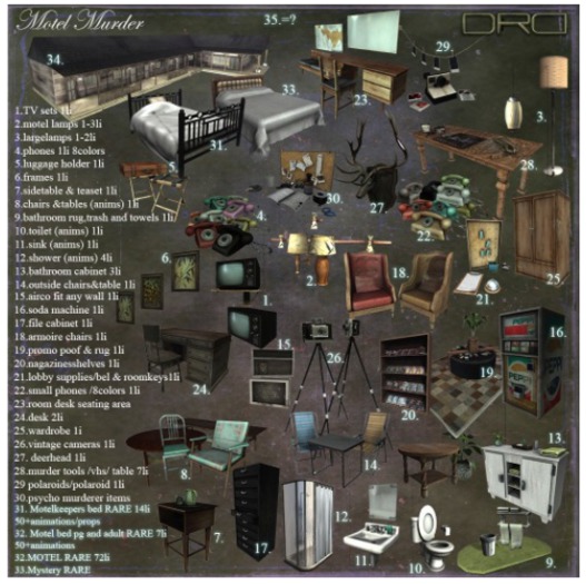 32- DRD - Motel - Motel Keepers Bed RARE