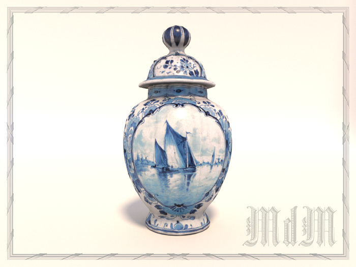 Delft Vase - Original Delft Blue