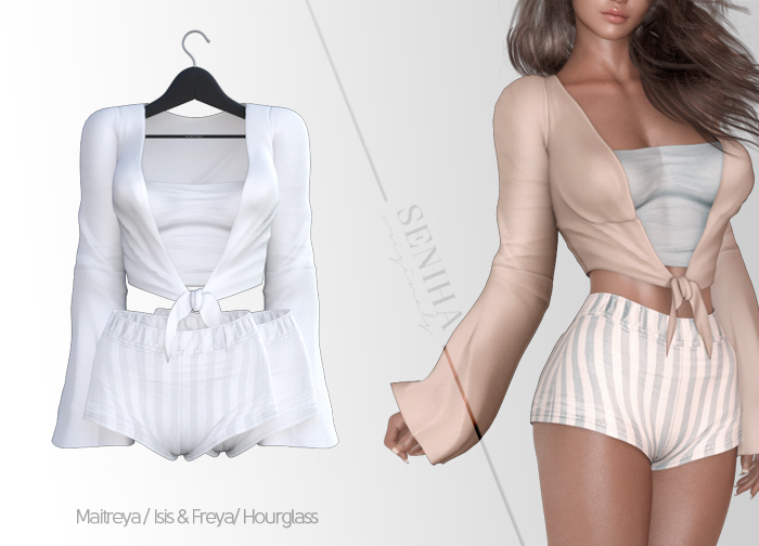 Seniha. Cheryl Set // White