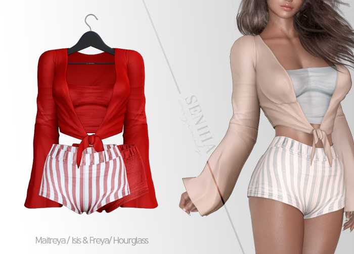 Seniha. Cheryl Set // Red