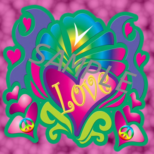 Love 70s Style Poster