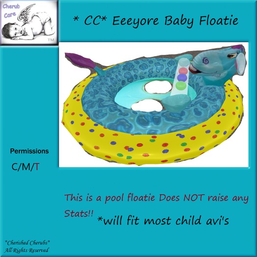 *CC* Eeeyore Baby Pool Floatie