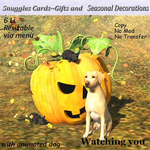 Watching you - Autumn Decor v19 By Snuggles Boxed