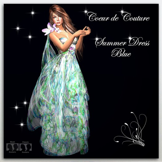 Coeur de Couture Summer Dress Blue