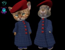 Dinkie October Coat Set - Pinktuck Denim