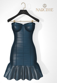 -Narcisse- ADD CryBaby Ruffle Dress - Peacock
