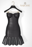 -Narcisse- ADD CryBaby Ruffle Dress - Black