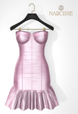 -Narcisse- ADD CryBaby Ruffle Dress - Baby Pink
