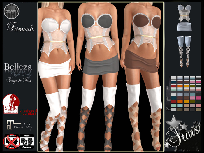 Stars - Maitreya, Slink, Belleza - Hailley
