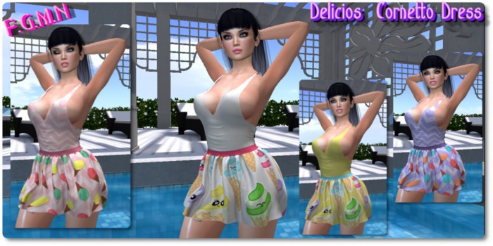 F.G.M.N/Delicios  Cornetto Dress/Maitreya Only